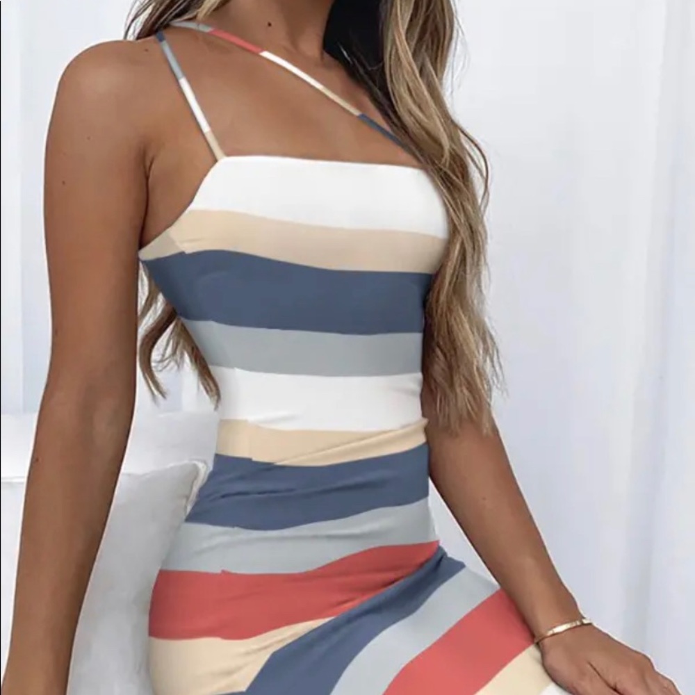 🪬NEW ARRIVAL🪬 Striped Belincia MIDI Dress